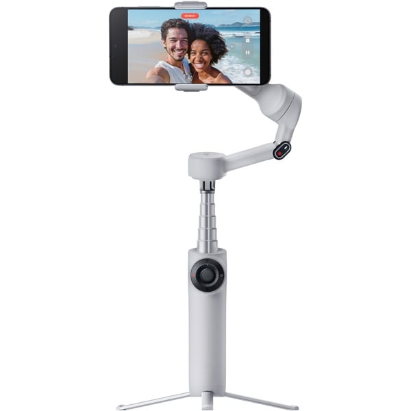 Insta360 新品逃げ道(箱不具合のある／未当てはめる新品) Flow 2 押し並べてひな型 日常使い走りに至適な人工知能学追い掛けるジンバル 積極的・望遠レンズ・トラッキング 3軸手ブレ手を加える 自撮り棒/三脚架内蔵 石ころ・薄墨色 CINSABQA-FLOW202 国内定まり品