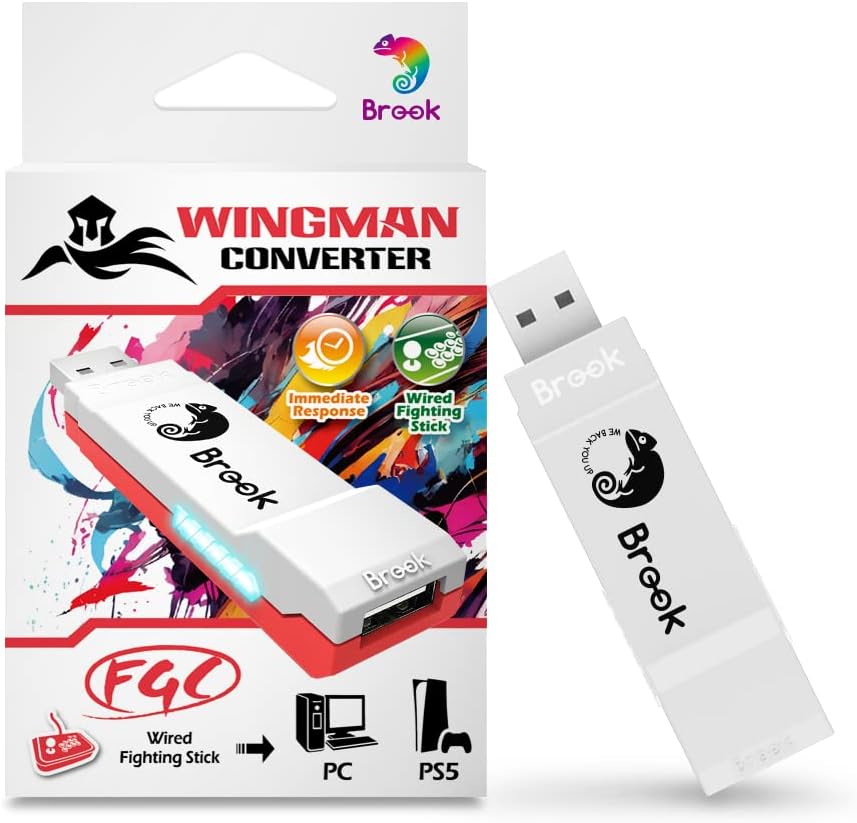 pseudoレバーレスコントローラーとBrook Wingman セット 楽天市場】Brook Wingman FGC コンバーター For PS5 PS4格闘