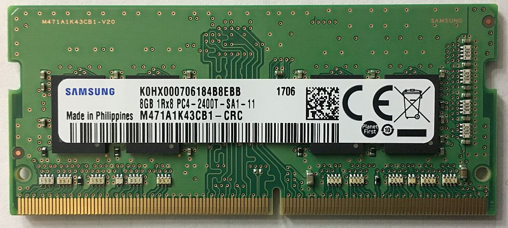 【楽天市場】SAMSUNG ORIGINAL サムスン純正 PC4-19200 DDR4-2400 8GB (1024Mx8) 260pin