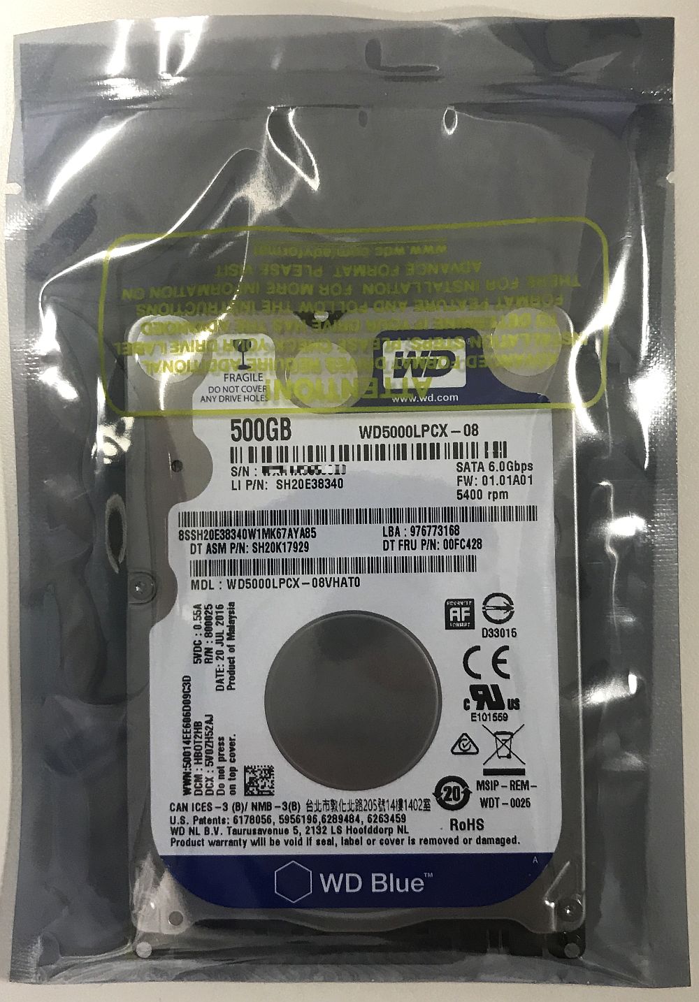 HGST 日立 2.5inch HDD 80GB IDE（PATA） 新品バルク HTS541680J9AT00