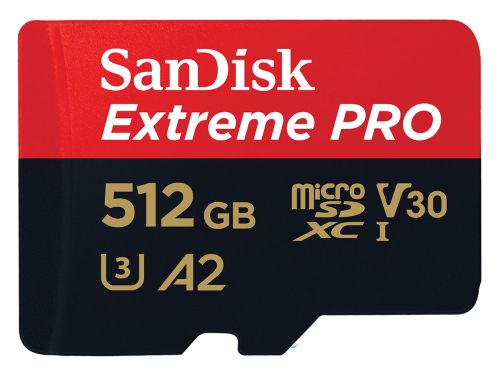 Sandisk サンディスク Extreme Pro microSDXC歌留多 512GB UHS-I U3 V30 A2 R:200MB/s W:140MB/s SDSQXCD-512G-GN6MA