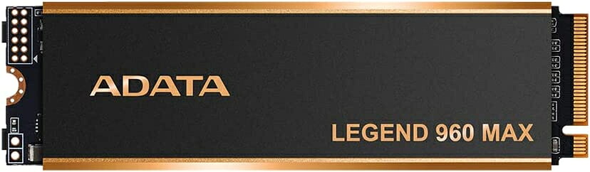 ADATA エイデータ Legend 960 Max ヒートシンク付き 4TB PCIe Gen4x4 NVMe M.2 ゲーミング SSD 読込最大 7400MB/秒 書込最大 6800MB/秒 PS5対応 ALEG-960M-4TCS