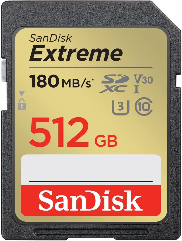 SanDisk サンディスク 512GB SDXC SDカード Extreme Class10 UHS-I U3 V30 4K R:180MB/s W:130MB/s 海外リテール SDSDXVV-512G-GNCIN