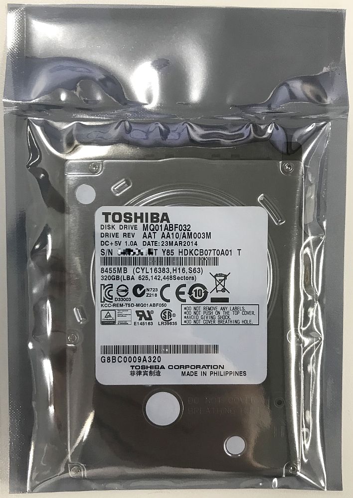 楽天市場】TOSHIBA 東芝 2.5インチ HDD 320GB SATA 5400回転 512