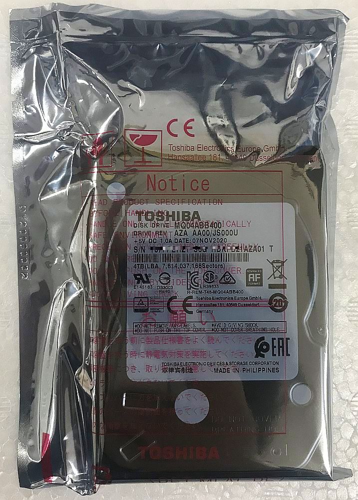 感謝価格 MQ04ABD200 バルク 9.5mm HDD TOSHIBA 2.5インチ 2TB 5400rpm 東芝 SATA PCパーツ