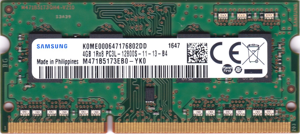 楽天市場】サムソン Samsung 4GB DDR3-1600 / PC3-12800 204pin DDR3