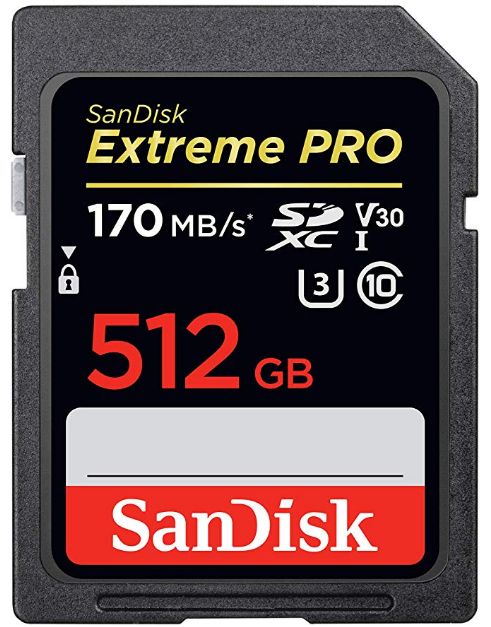 10357円 【中古】 SANDISK サンディスク Extreme Pro V30対応 UHS-I U3 SDXCカード 512GB 読取170MB  秒 書込90MB SDSDXXY-512G-GN4IN