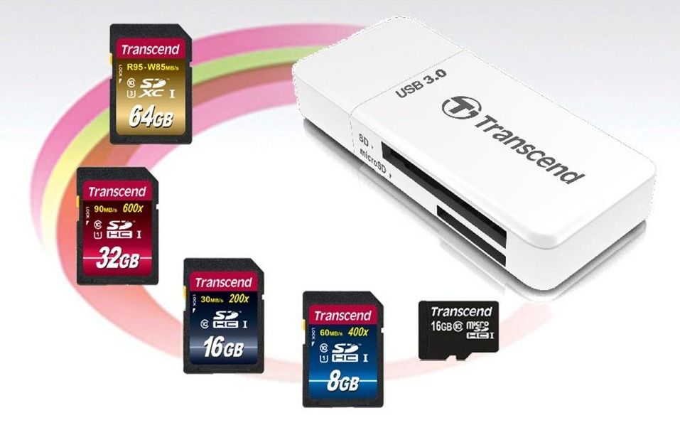 楽天市場】[Transcend] トランセンド USB3.0対応 マルチカードリーダー (SD/SDHC UHS-I/SDXC UHS-I/microSDXC  UHS-I 対応) ホワイト 2年保証 TS-RDF5W：アーキサイト＠ダイレクト