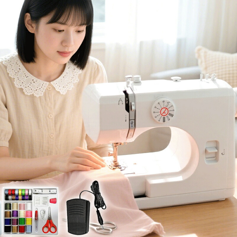 ＼【SS押さえる】エントリーでP10倍＆10%OFF！／【未経験者おすすめ ！新養成電動ミシン】ミシン 未経験者 パウダーコンパクト 電動ミシン 飾り気の無い 自動小銃糸声の調子パウダーコンパクト ミシン ちびっ子 身寄り用ミシン ミシン糸 小型ミシン 刺しゅう 分かりやすい 縫い 電子計算機ミシン入園はいり込む ミシン台