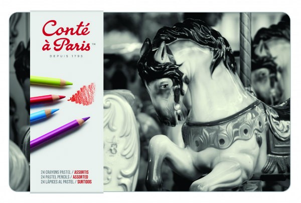 楽天市場】コンテ・ア・パリ パステルペンシル アソート48色セット