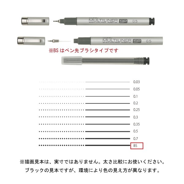 楽天市場 コピックマルチライナーsp Bs アークオアシス 楽天市場店