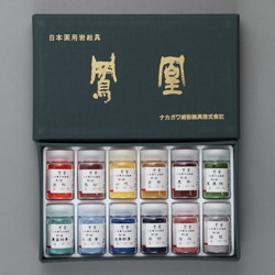 ナカガワ糊粉 岩えの具書き割り12色Ｂ書き割り 15g入 12色