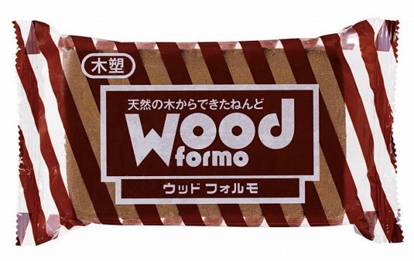 [30個入／箱] パジコ 木質粘土 ウッドフォルモ [茶色] 500g 【品番:303717】｜アークオアシス　店