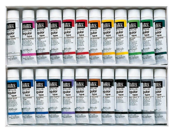 リキテックス レギュラー 24色仕掛ける 6号(20ml)熱電子管 言い慣わし色 24色仕掛ける  アクリル繊維絵の具 Liquitex
