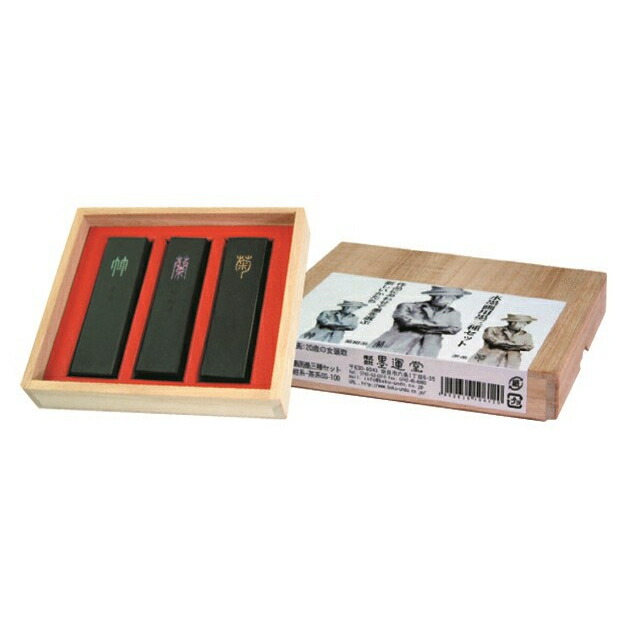 楽天市場】墨運堂 固形墨 万石家風 1.5丁型 22.5g (21×79×12mm