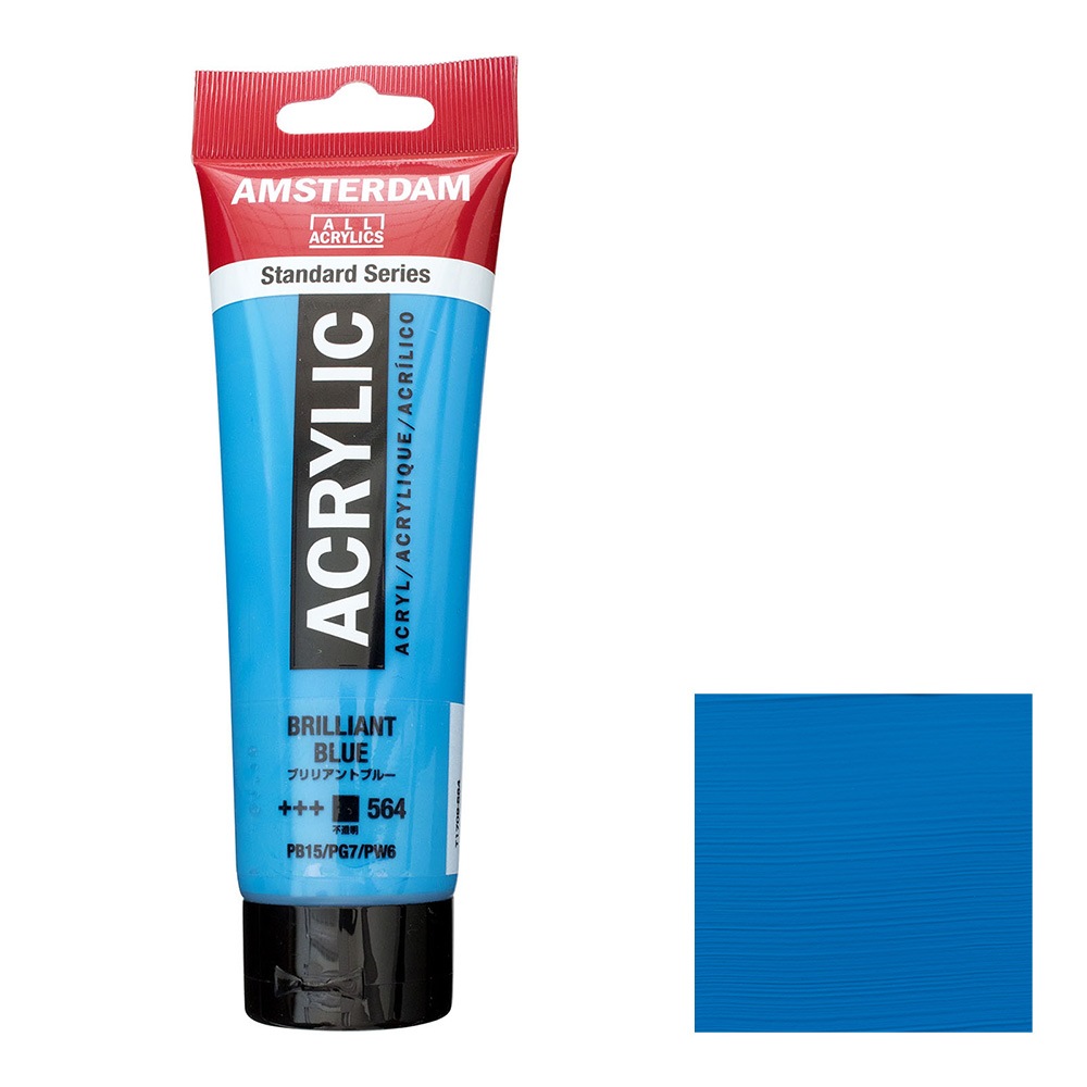 楽天市場】アムステルダム アクリリックカラー 120mL キングスブルー