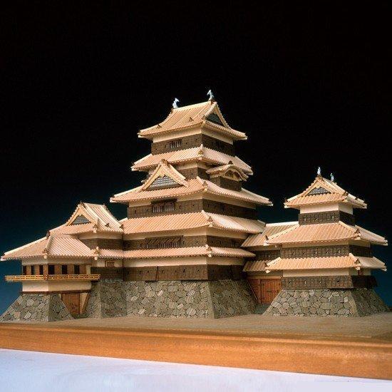 ウッディジョー木製建築模型1/150松本城(改良版)|アークオアシス 店