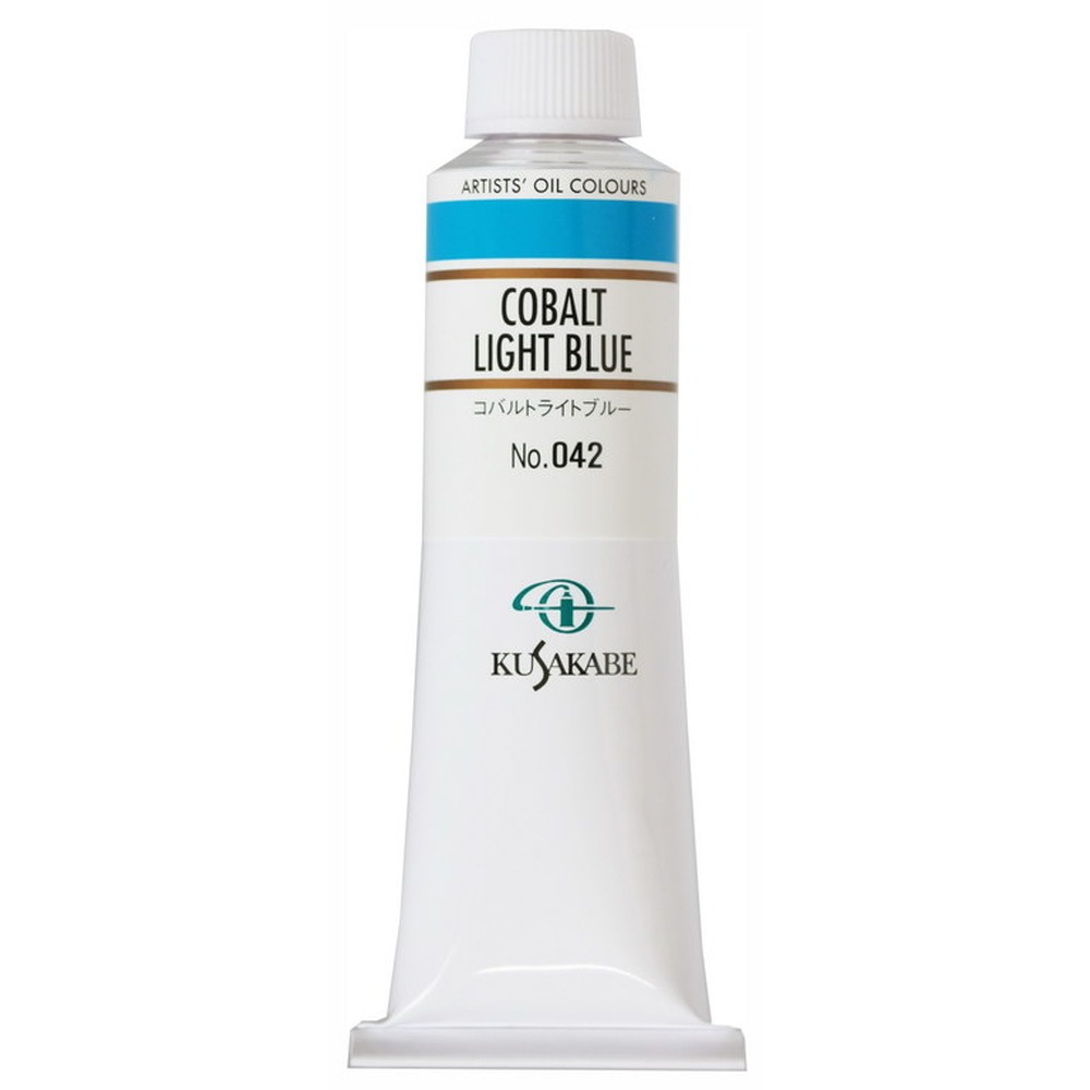 (3本仕掛ける) クサカベ油絵具 9号 40ml 042 コバルトライトブルー