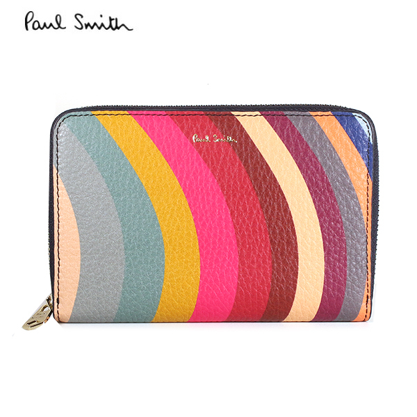 当店在庫してます ラウンドファスナー スワールストライプ ネイビー 財布 Paulsmith ポールスミス 5216 財布 ブリーフケース レディース スワールストライプ ネイビー W1a A Made In 90 Spain Arcole アルコレ ポールスミス 長財布 ラウンドファスナうー