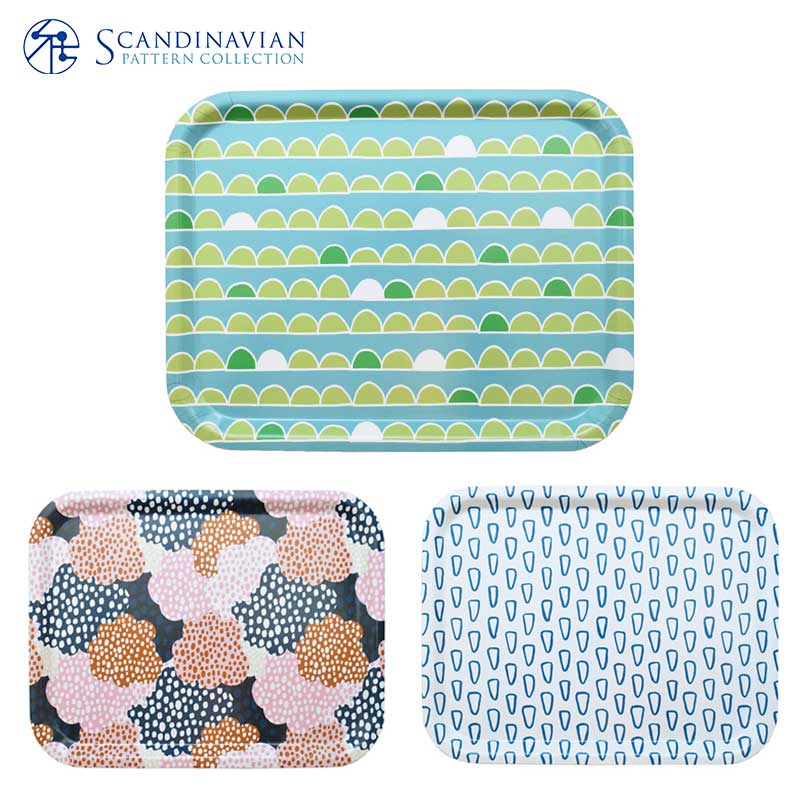 楽天市場 北欧デザイン トレー トレイ Spc Scandinavian Pattern Collection スカンジナビアンパターンコレクション キッチン雑貨 おぼん 36 28cm Arco Store