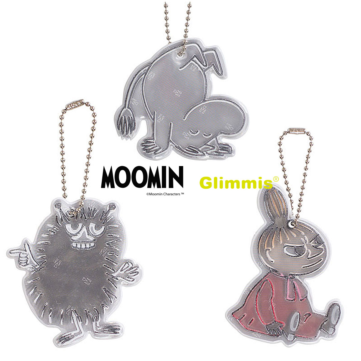 楽天市場 Glimmis グリミス 日本総代理店 ムーミン フルカラー リトルミイ スティンキー リフレクター スウェーデン北欧の交通安全キーホルダー クリスマス プレゼント ギフトにも人気 ランドセル 自転車 ベビーカー 卒園 卒業 友達 アクセサリー 3m反射板 命を守る