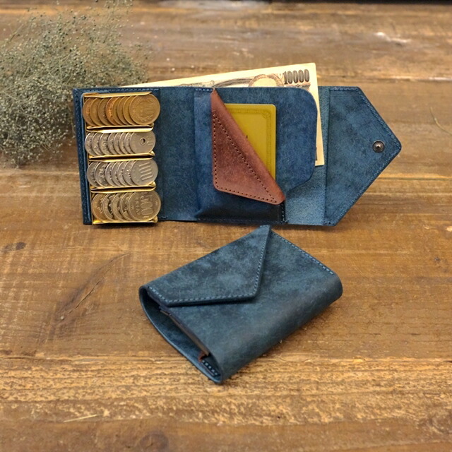 【引き換え証あり】LITSTA リティスタ 金具ゴールド Coin Wallet 3 Blue Green | コインウォレット 鋳貨ゼムクリップ付き添い人 多役立つこと釣り銭入れ コインケース 最低限度金入れ ごく小さい金入れ 鋳貨捕手 釣り銭入れ イタリアンなめし革 pueblo プエブロ メンズ レディース 一般受け おすすめ おし