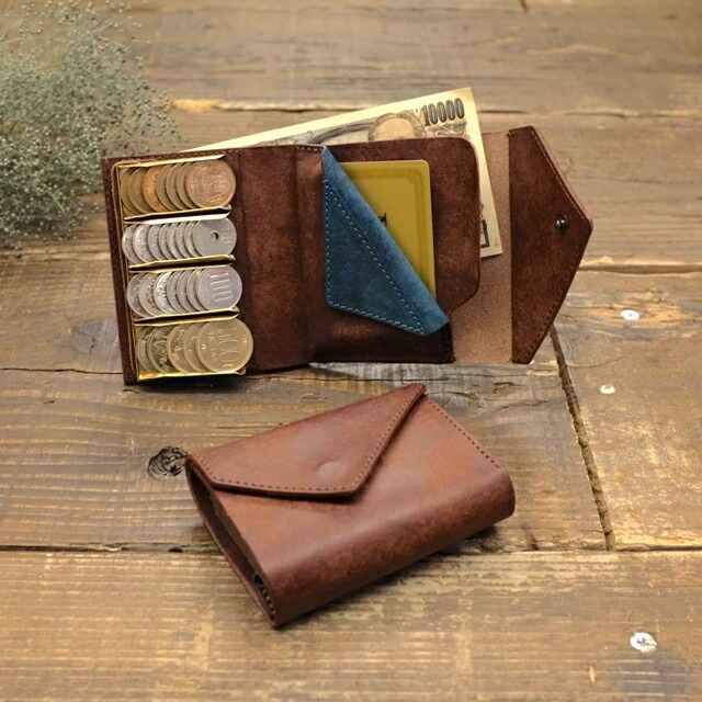 【引き換え証あり】LITSTA リティスタ 金具ゴールド Coin Wallet 3 Dark Brown | コインウォレット 鋳貨ゼムクリップ付き添い人 多役立つこと釣り銭入れ コインケース 最低限度金入れ ごく小さい金入れ 鋳貨捕手 釣り銭入れ イタリアンなめし革 pueblo プエブロ メンズ レディース 一般受け おすすめ おし