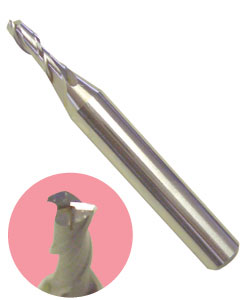 エンドミル スーパーハード２枚刃：21.0mm／刃長：45mm／全長110mm／シャンク径：20mm NACHI