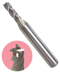 エンドミル スーパーハード４枚刃：21.0mm／刃長：45mm／全長110mm／シャンク径：20mm NACHI