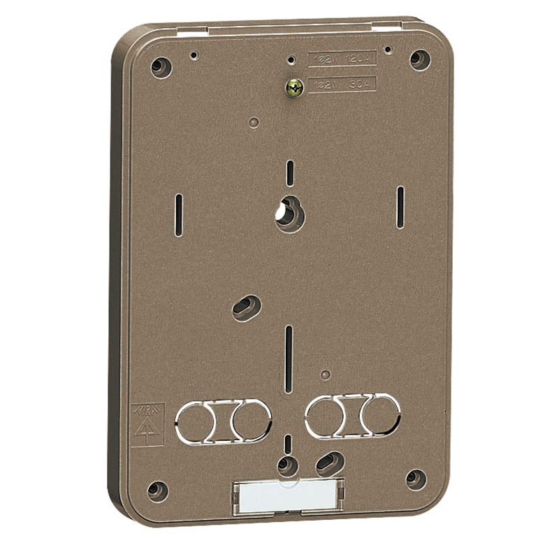 積算電力計取付板 ライトブラウン (10個価格) 未来工業(MIRAI) B-0LB