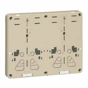 積算電力計取付板 ベージュ (5個価格) 未来工業(MIRAI) B-2WHJ-Z