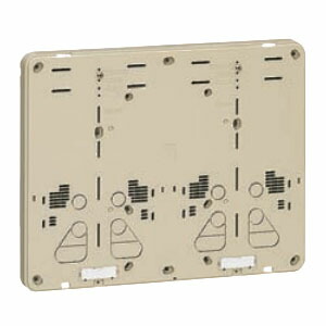 積算電力計取付板 ベージュ (10個価格) 未来工業(MIRAI) B-2WJ-Z