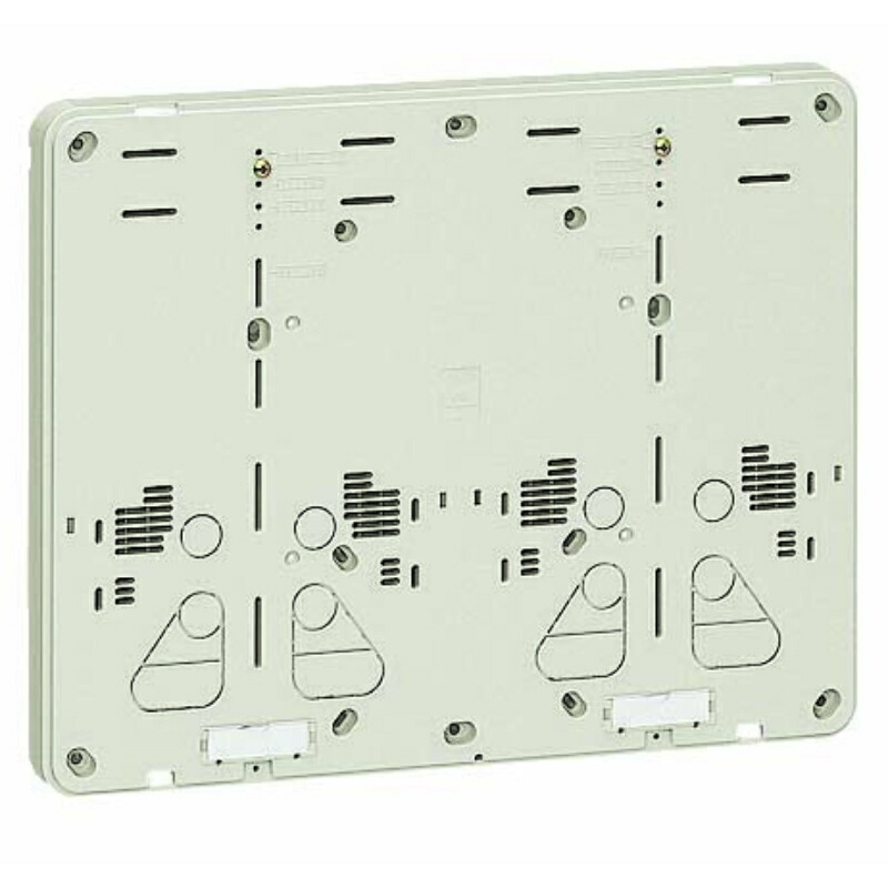 積算電力計取付板 ミルキーホワイト (10個価格) 未来工業(MIRAI) B-2WM-Z