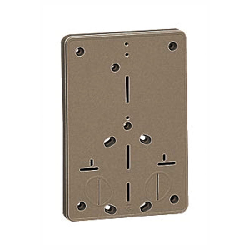 積算電力計・計器箱取付板 ライトブラウン BP-0LB (10個価格) 未来工業(MIRAI) BP-0LB
