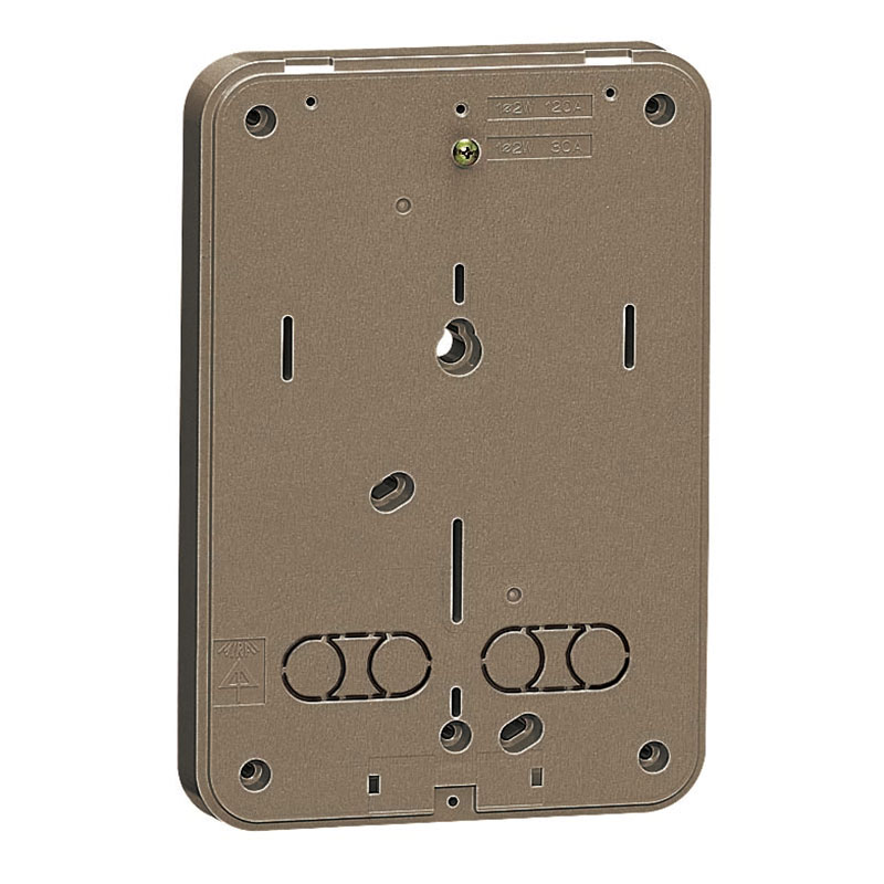 積算電力計・計器箱取付板 ライトブラウン BP-0LLB (10個価格) 未来工業(MIRAI) BP-0LLB