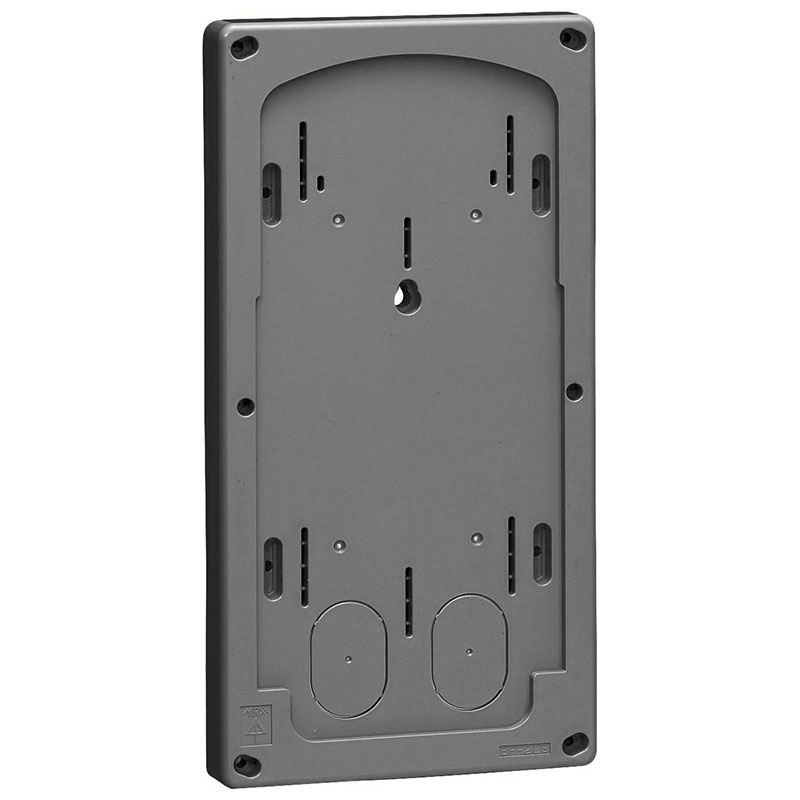 計器箱取付板 ダークグレー BP-2LSDG (10個価格) 未来工業(MIRAI) BP-2LSDG