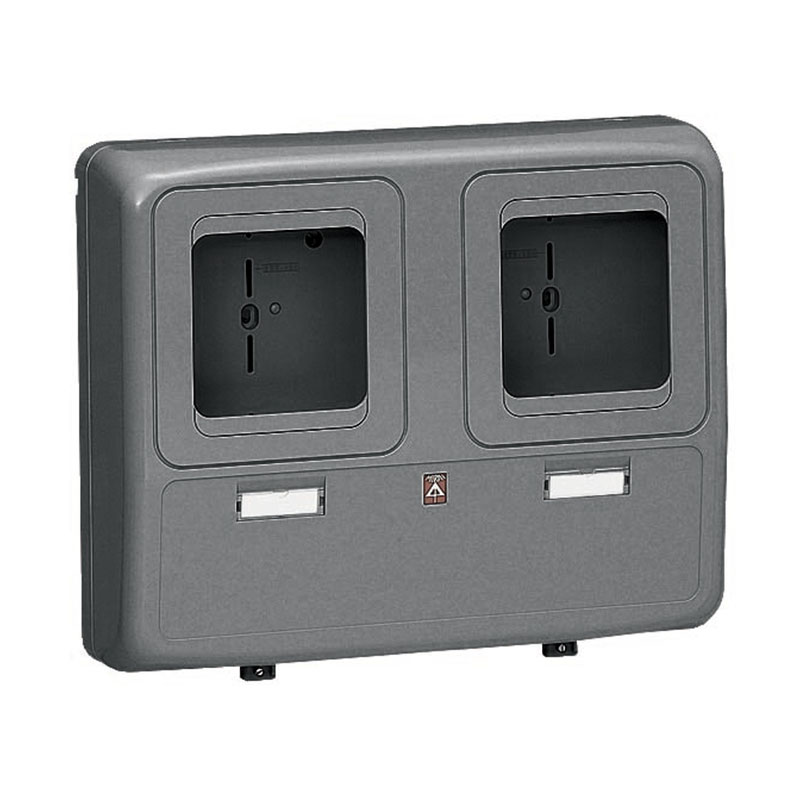 電力量計ボックス(化粧ボックス)ダークグレー WP-2WDG-Z (1個価格) 未来工業(MIRAI) WP-2WDG-Z