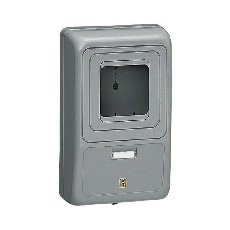 電力量計ボックス(化粧ボックス)グレー WP-3G (1個価格) 未来工業(MIRAI) WP-3G