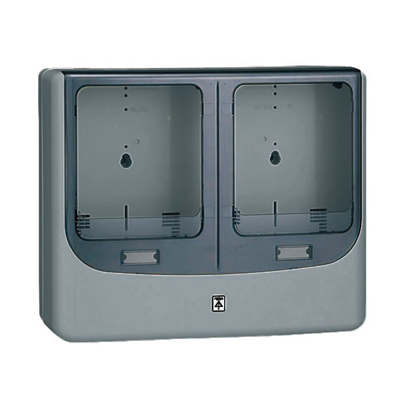 電力量計ボックス(バイザー付)グレー WPN-3WVG-Z 3個価格 未来工業(MIRAI) WPN-3WVG-Z