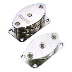 ステンレス金具 固定ブロック(ヨコ型)2車 1個価格 水本機械 Y-50W |大工道具・金物の専門通販アルデ