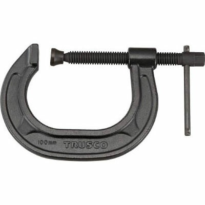 C型シャコ万力 最大口開き100mm 締圧力30.3(kN) トラスコ TCC-100N