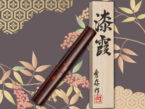 漆霞 『桜』雲流繰小刀鞘入り みきかじや村 TS012