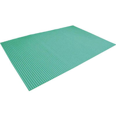波型クッション 幅×長さ1200×1.8(mm×m)緑 トラスコ TNC-1218GN |大工道具・金物の専門通販アルデ