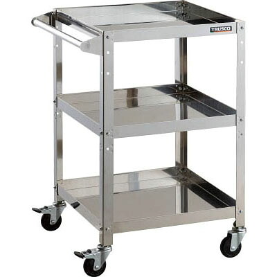クリーンラビット 径75ゴム車鉄金具ハンドル付500&times;500&times;810mm トラスコ CRB-853H ｜大工道具・金物の専門通販アルデ