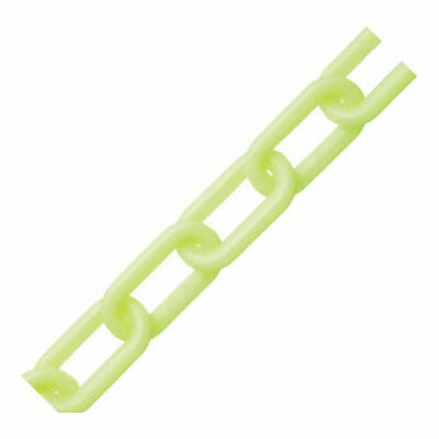 プラスチックチェイン(鎖)(蛍光リンク) 100m(箱入) 取寄せ品 ニッサチェイン PW80K-100m