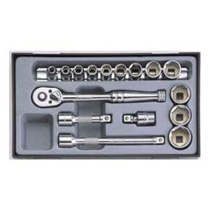 Pro-Auto3／8inchDR.16PC.ツールキット(PAシリーズ)(差込角9.5mm) SEK(スエカゲ) PA3160 ｜大工道具・金物の専門通販アルデ