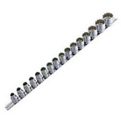 Pro-Auto1/2inchDR.16PC.スプラインソケットハンガーセット(差込角12.7mm) SEK(スエカゲ) SS1216H