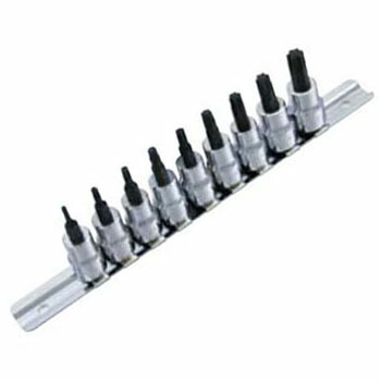Pro-Auto9PC.スペシャルビットソケットセット(いじり止め穴なし)(差込角9.5mm) SEK(スエカゲ) 113-31SA