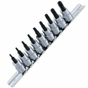 Pro-Auto9PC.スペシャルビットソケットセット(いじり止め穴付き)(差込角9.5mm) SEK(スエカゲ) 113-31SB