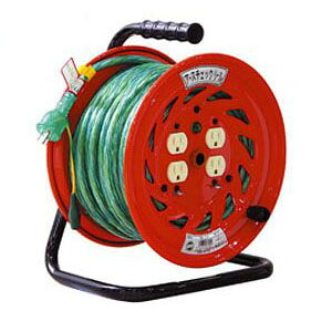アースチェック付電工ドラム(屋内型)30m【取寄品】 日動 GNF-E34 ｜大工道具・金物の専門通販アルデ 20,327円